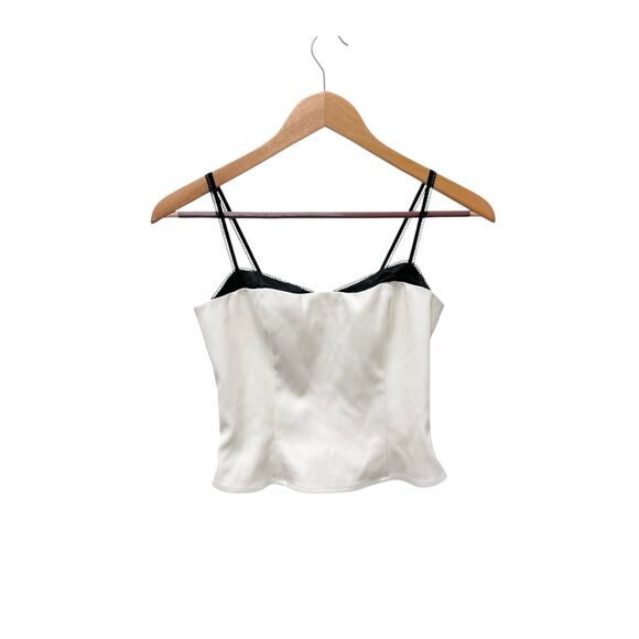 Reformation Melanie Sweetheart Neck Top White Women’s Size 0 - Picture 4 of 11